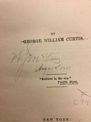 Curtis, George William. Prue and I. ([c1856]) WAM-PS-0046.Image_2.021219